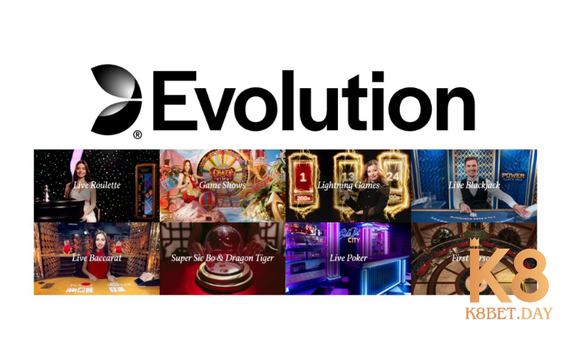 Hướng dẫn cách truy cập sảnh Evolution Casino K8