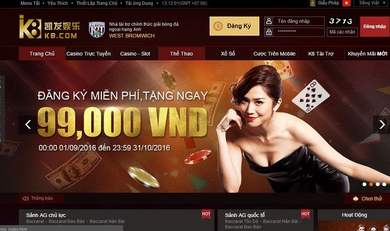 k8bet uy tín nhất việt nam