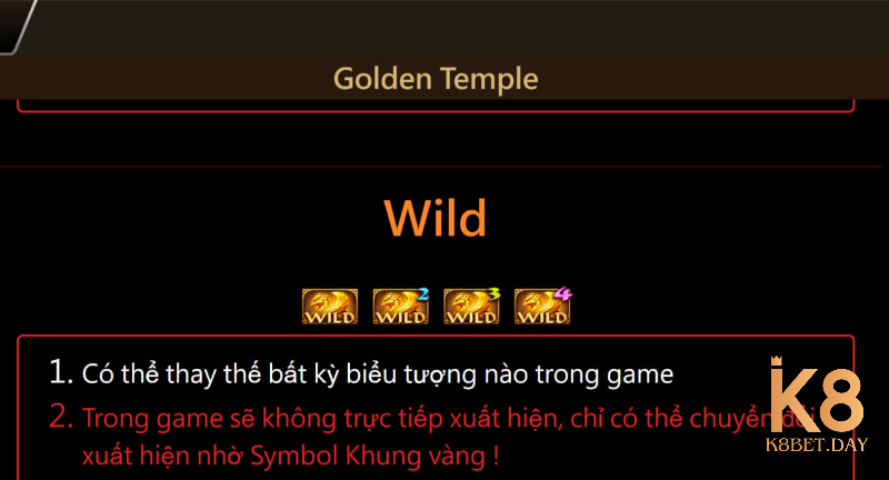 Biểu tượng khung vàng Wild